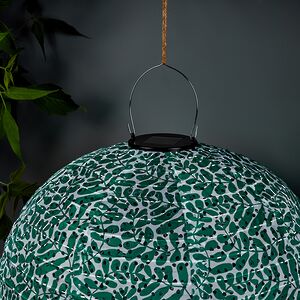 Китайский фонарик на солнечной батарее Амаранти 40 см зелёный, IP44 Koopman (Купман) фото 4