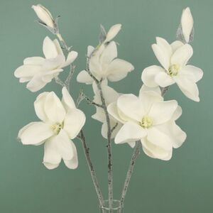 Искусственная Магнолия Adallia 70 см заснеженная Goodwill фото 3