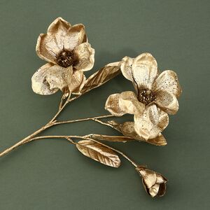 Искусственная ветка Gold Magnolias 60 см Goodwill фото 2
