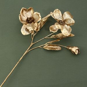 Искусственная ветка Gold Magnolias 60 см