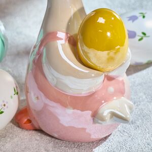 Пасхальная фигурка Курочка Розалинда 13 см розовая Koopman фото 5