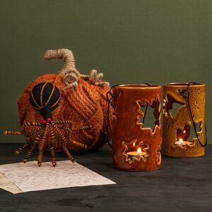 Керамический подсвечник Bygone Times 14 см оранжевый Koopman фото 5