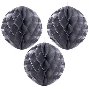 Набор шаров из бумаги Серебристое Оригами 20 см, 3 шт Koopman фото 1