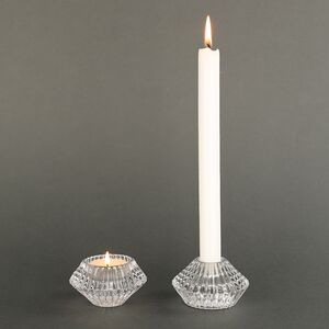 Стеклянный подсвечник Josephine 7 см прозрачный, двусторонний Koopman фото 3