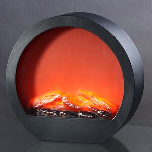Светодиодный камин Elblack 33*34 см, на батарейках