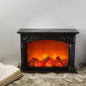Светодиодный камин Fredegast 33*24 см, на батарейках