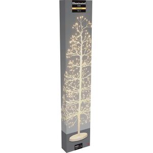 Светодиодная елка Люмивия 100 см белая, 600 теплых белых LED ламп, IP44 Koopman (Купман) фото 2