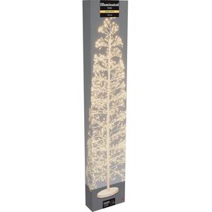 Светодиодная елка Люмивия 150 см белая, 1600 теплых белых LED ламп, IP44 Koopman (Купман) фото 2