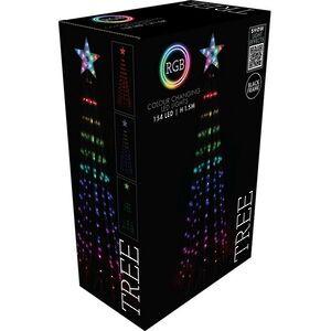 Светодиодная елка Радианта 150 см, 154 RGB LED ламп, пульт управления, контроллер, IP44 Koopman (Купман) фото 2