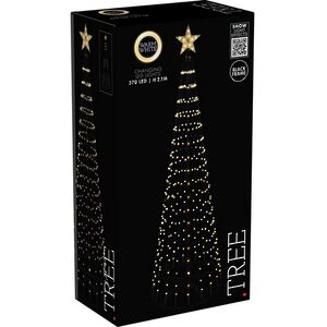 Светодиодная елка Радианта 210 см, 370 теплых белых LED ламп, пульт управления, контроллер, IP44 Koopman (Купман) фото 2