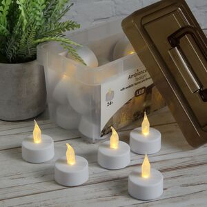Чайная светодиодная свеча Classic в коробке, 24 шт, таймер, на батарейках Koopman фото 2