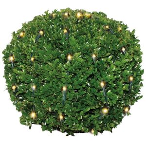 Гирлянда Сетка Самшит на дерево/куст 0.9 м, 100 теплых белых LED ламп, зеленый ПВХ, IP44 Koopman (Купман) фото 2