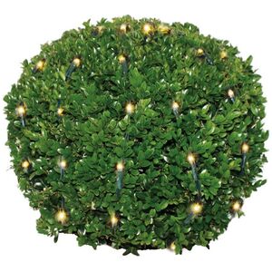 Гирлянда Сетка Самшит на дерево/куст 1.2 м, 144 теплых белых LED ламп, зеленый ПВХ, IP44 Koopman (Купман) фото 2