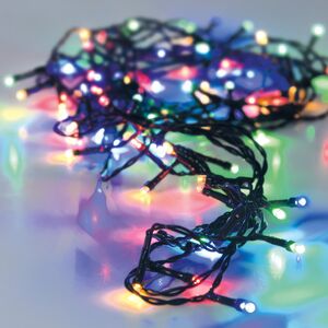 Светодиодная гирлянда Koopman Comfort 6 м, 80 разноцветных LED ламп, зеленый ПВХ, контроллер, таймер, IP44 Koopman (Купман) фото 2