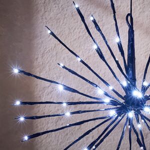 Подвесной светильник Фейерверк 45 см, 72 холодных белых LED ламп с мерцанием, IP44 Koopman (Купман) фото 2