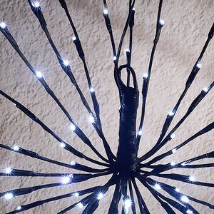 Подвесной светильник Фейерверк 45 см, 160 холодных белых LED ламп с мерцанием, IP44 Koopman (Купман) фото 2