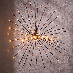 Подвесной светильник Фейерверк 45 см, 160 экстра теплых белых LED ламп с мерцанием, IP44