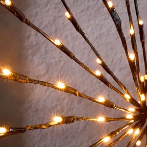 Подвесной светильник Фейерверк 45 см, 160 экстра теплых белых LED ламп с мерцанием, IP44 Koopman (Купман) фото 2