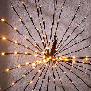 Подвесной светильник Фейерверк 45 см, 160 экстра теплых белых LED ламп с мерцанием, IP44 Koopman (Купман) фото 3