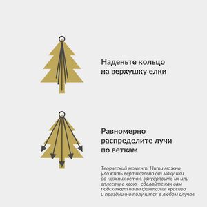 Гирлянда Лучи Росы 10*1 м, 100 разноцветных мини LED ламп, серебряная проволока, IP44 Koopman фото 2