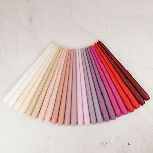 Высокие свечи 40 см Андреа Velvet кремовые, 10 шт Candleslight фото 9