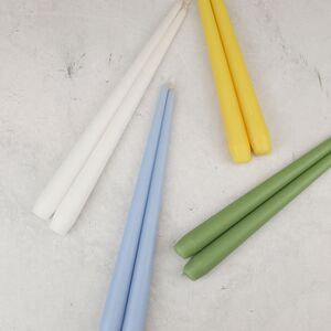 Высокие свечи 30 см Андреа Velvet желтые, 5 шт Candleslight фото 5