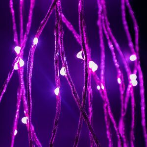 Гирлянда Лучи Росы 15*1.5 м, 200 розовых MINILED ламп, проволока - цветной шнур, IP20 BEAUTY LED фото 2