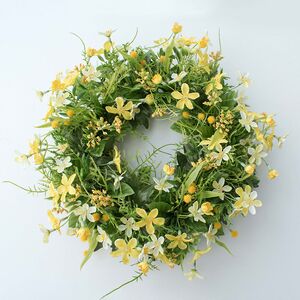 Венок Gorgeous - Луговые Цветы 30 см, желтый Swerox фото 4