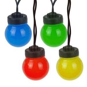 Гирлянда из лампочек Cantarrana 9.5 м, 20 ламп, разноцветные LED, черный ПВХ, IP44 Koopman фото 6