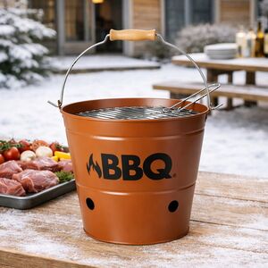 Настольный гриль Grill 26 см оранжевый