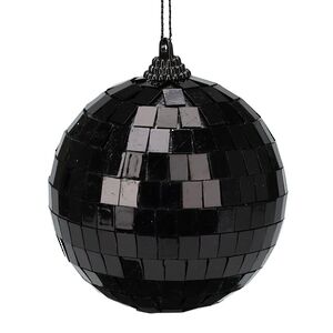Набор елочных украшений Зеркальный Диско шар Black 8 см, 12 шт Koopman фото 12