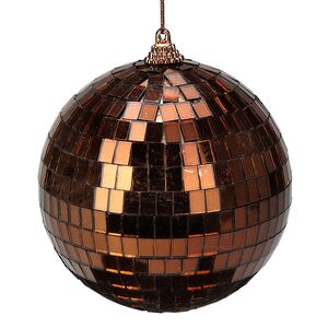 Набор елочных украшений Зеркальный Диско шар Brown 8 см, 12 шт Koopman фото 13
