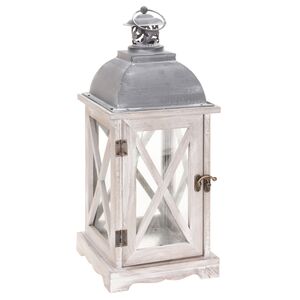 Подсвечник фонарь Розелли 41*16 см белый Koopman фото 5
