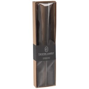 Свечи витые De Mala 23 см, 2 шт, антрацитовые Koopman фото 6