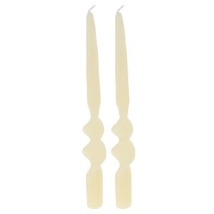 Свечи витые De Mala 23 см, 2 шт, белые Koopman фото 2
