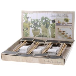 Садовые таблички для маркировки на штекере, с мелками 30*7 см, 24 шт Koopman фото 2