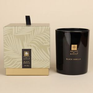 Ароматическая свеча в стакане Aroma di Rogito - Spicy Black Vanilla 10*8 см