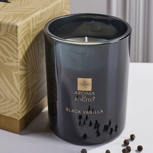 Ароматическая свеча в стакане Aroma di Rogito - Spicy Black Vanilla 10*8 см Koopman (Купман) фото 2