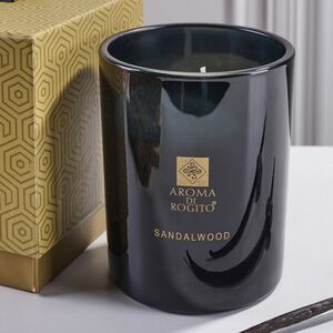 Ароматическая свеча в стакане Aroma di Rogito - Vanilla Sandalwood 10*8 см Koopman (Купман) фото 2