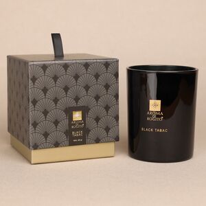 Ароматическая свеча в стакане Aroma di Rogito - Black Tabac 10*8 см