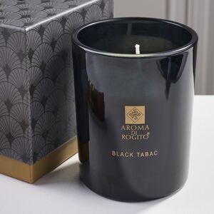 Ароматическая свеча в стакане Aroma di Rogito - Black Tabac 10*8 см Koopman (Купман) фото 2