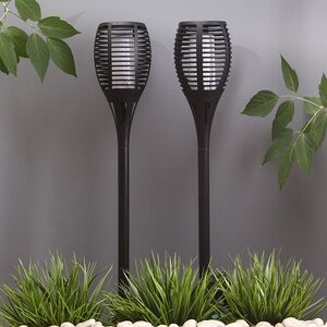Садовый фонарь на солнечной батарее Solar Torcia 78 см, с эффектом живого пламени, IP44 Koopman фото 4