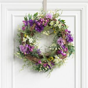 Венок Provence - Магическая Красота 34 см, фиолетовый