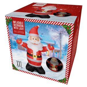 Надувная фигура Дед Мороз 190 см с подсветкой, IP44 Koopman фото 2