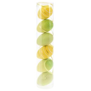 Пасхальные украшения Яйца Glieros 6 см, 6 шт, подвеска Koopman фото 4