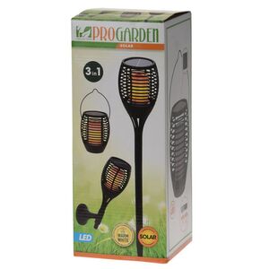 Садовый фонарь Solar Barro 3 в 1 на солнечной батарее 78*12 см, эффект живого пламени, IP44 Koopman фото 9