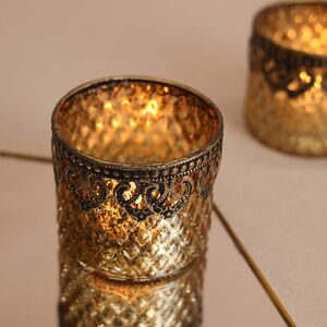 Стеклянный подсвечник стакан Флавио 7 см Goodwill фото 3
