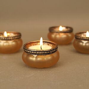Набор стеклянных подсвечников Эдирне 6 см 4 шт Goodwill фото 2