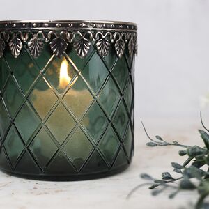 Стеклянный подсвечник Fan Lorissa 11 см Goodwill фото 3