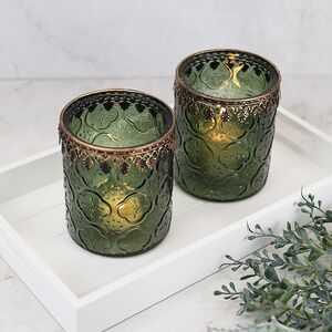 Стеклянный подсвечник Fan Viandro 12 см Goodwill фото 3
